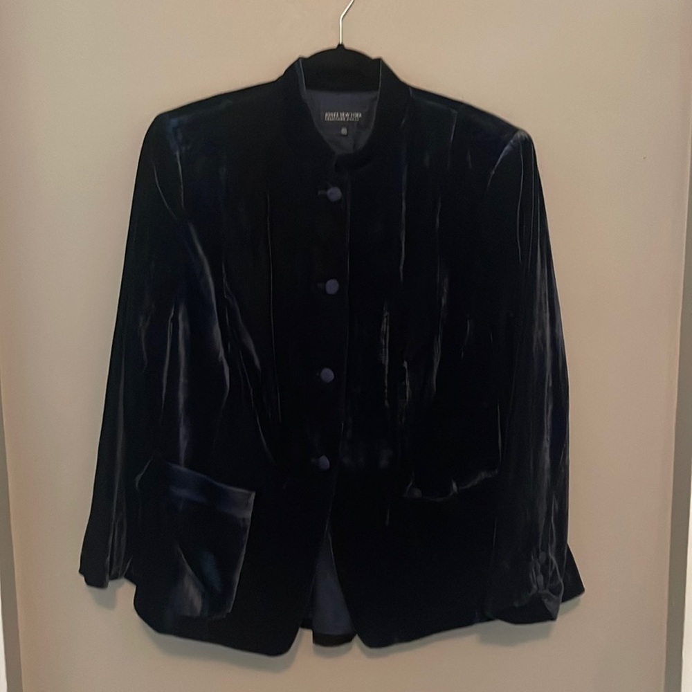 JONES NEW YORK COLLECTION WOMAN VELVET JACKET